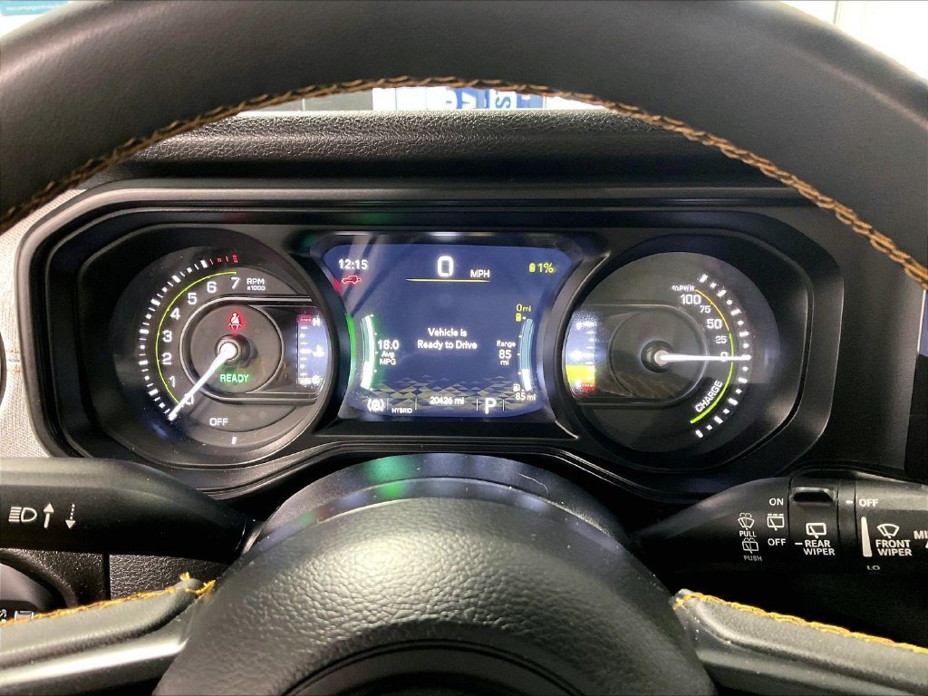 Used 2024 Black Jeep Willys 4xe image 25