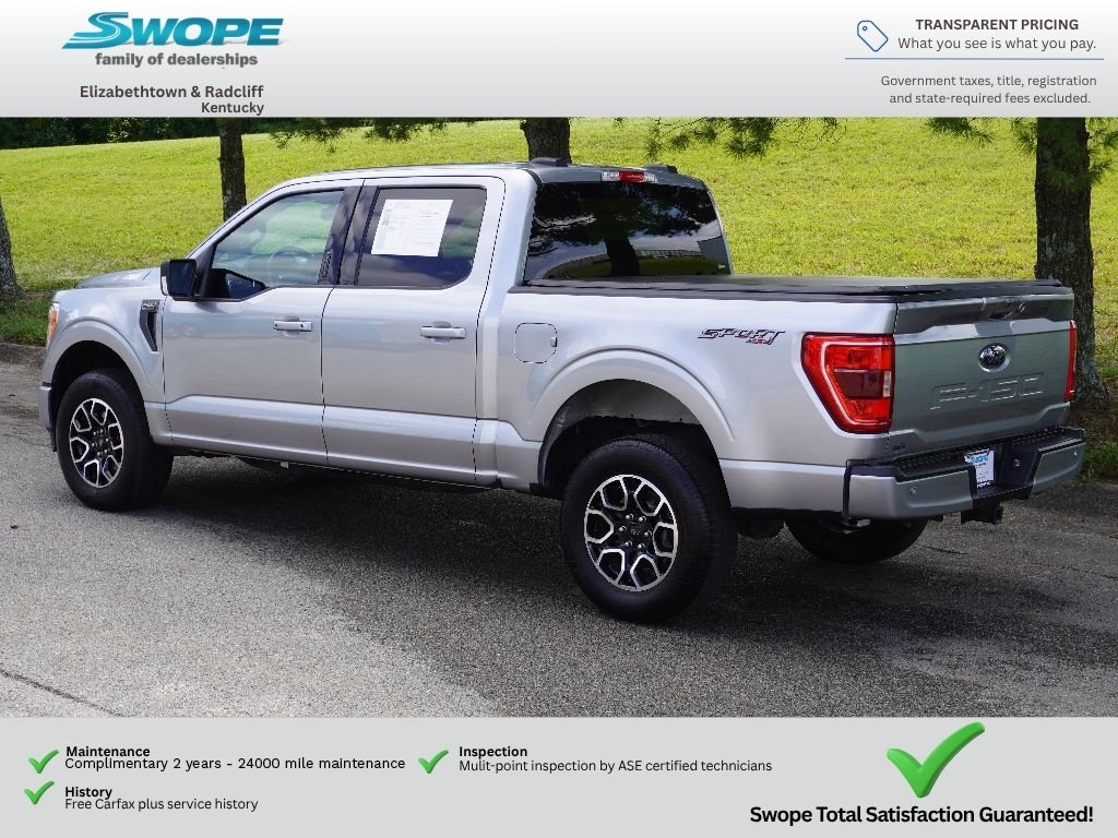 Used 2023 ICONIC SILVER METALLIC Ford XLT image 5