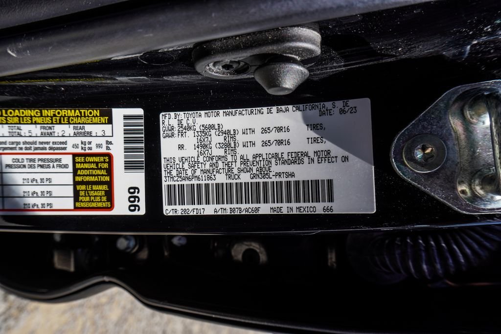 Used 2023 Black Toyota TRD Off-Road image 42