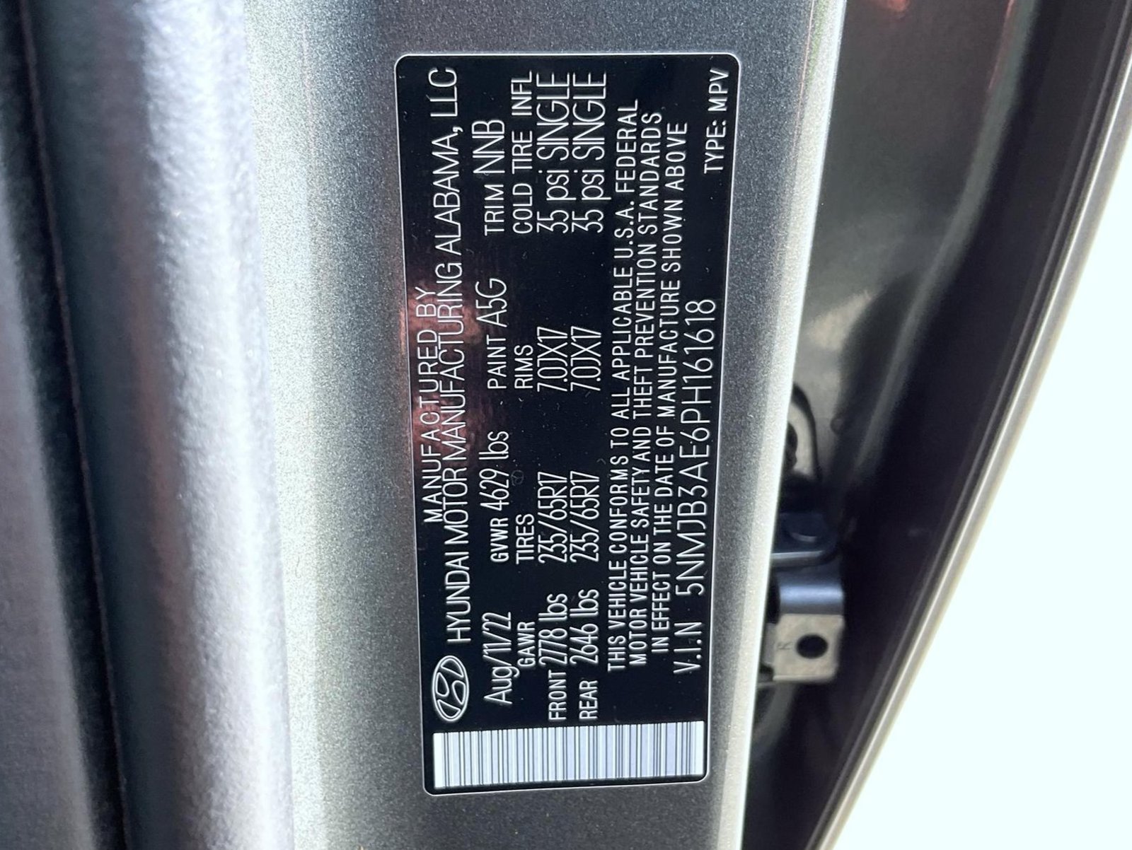 Used 2023 Gray Hyundai SEL image 25