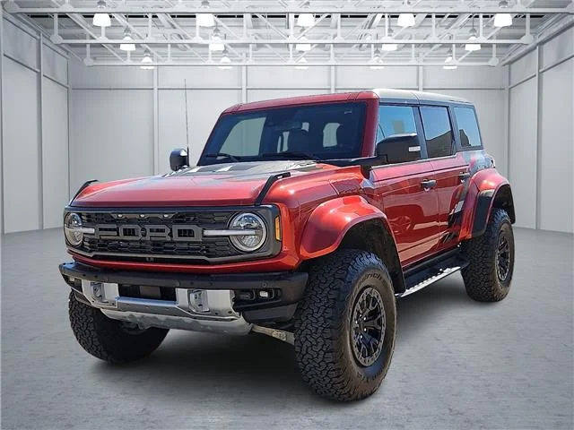 Used 2024 Hot Pepper Red Metallic Tinted Clearcoat Ford Raptor 4x4 image 1
