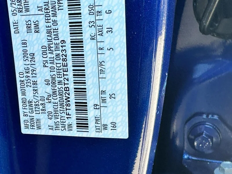 New 2026 Argon Blue Metallic Ford XLT 4WD Crew Cab 6.75