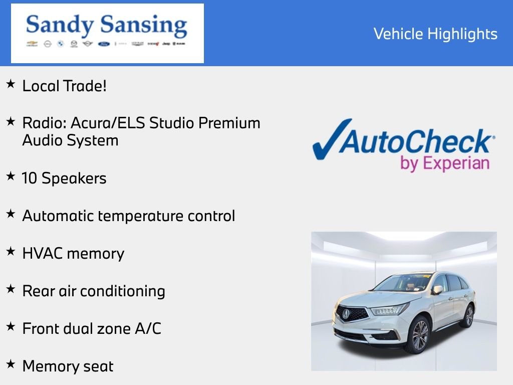 Used 2017 White Acura 3.5L image 7