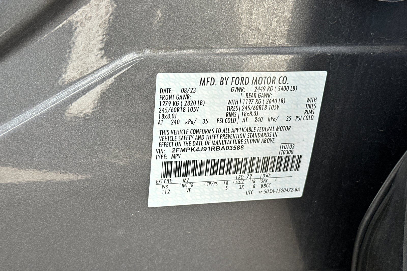 Used 2024 Gray Ford SEL image 32