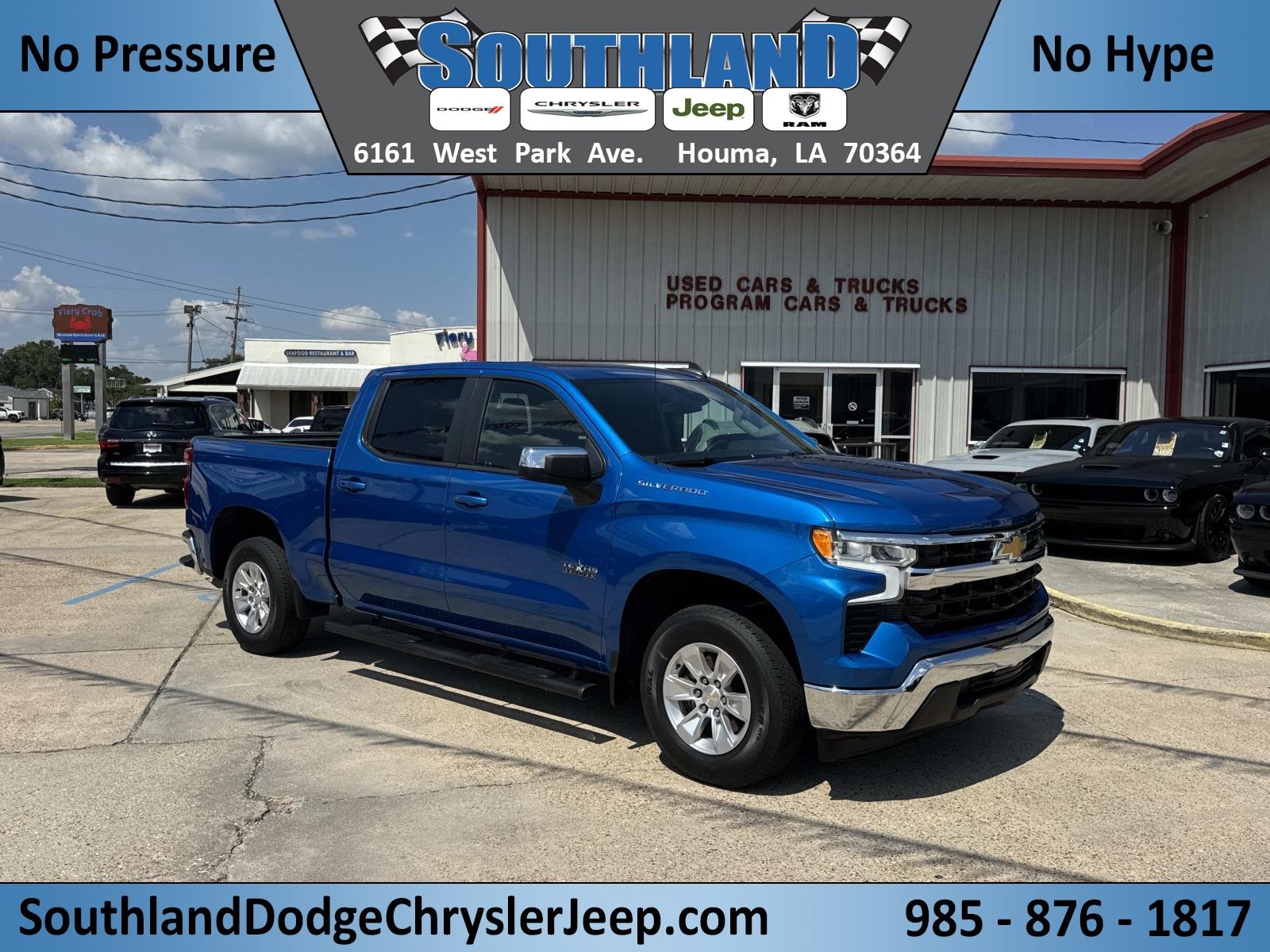 Used 2023 Glacier Blue Metallic Chevrolet LT image 1