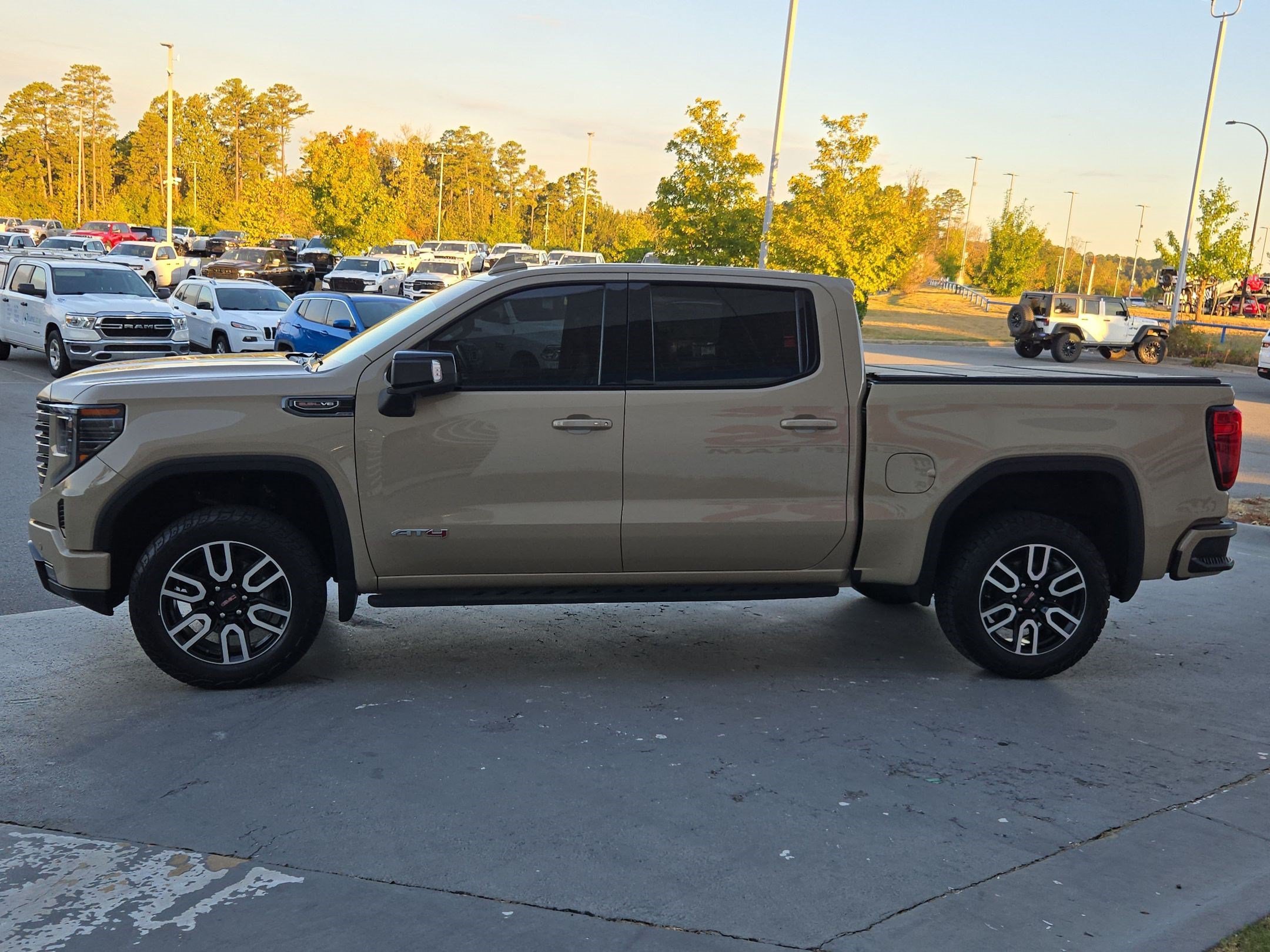 Used 2022 Desert Sand Metallic GMC AT4 image 4