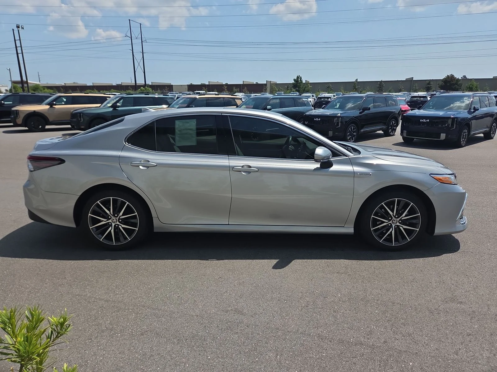 Used 2021 Celestial Silver Metallic Toyota XLE image 7