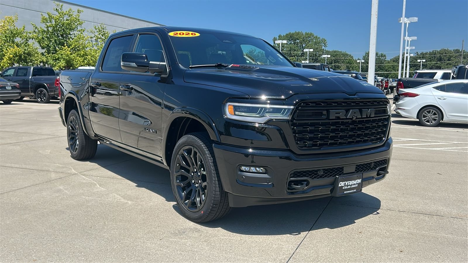 New 2026 Diamond Black Crystal Pearl-Coat Exterior Paint RAM Limited image 2