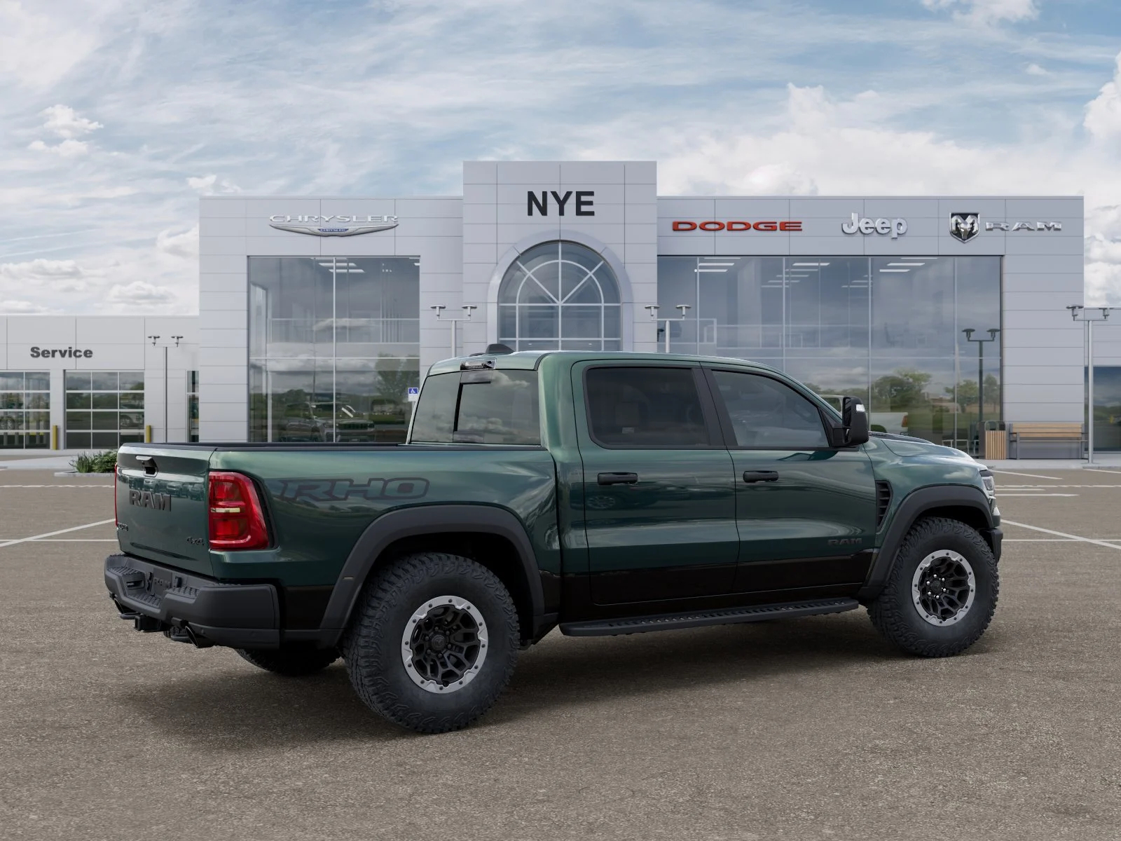 New 2026 Serrano-Green Metallic Exterior Paint RAM RHO image 31