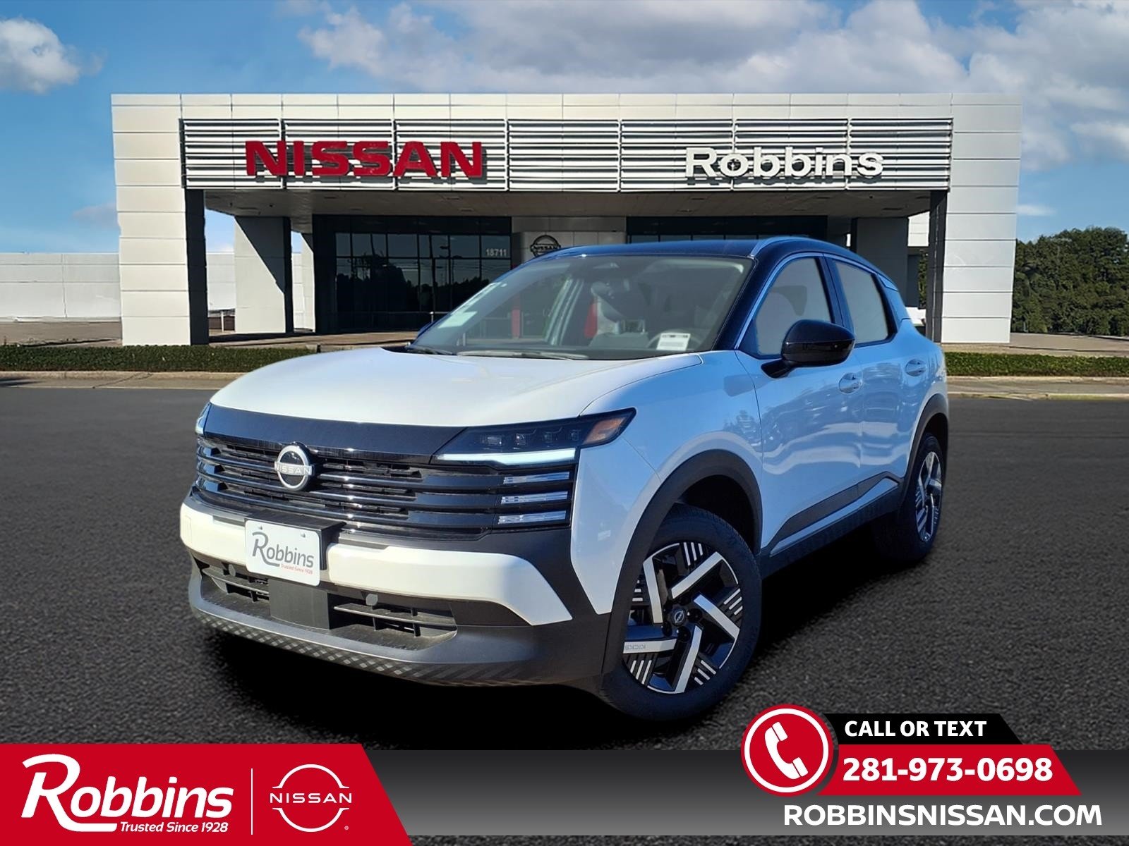 2026 Nissan Kicks SV White at Robbins Nissan