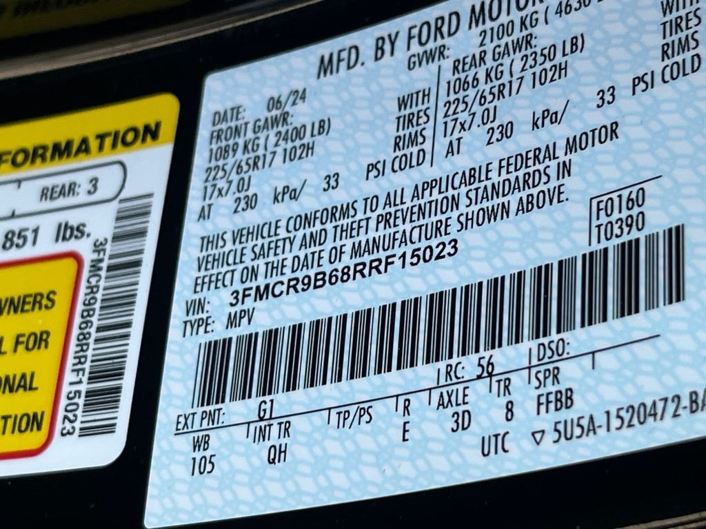 Used 2024 Black Ford Big Bend image 20