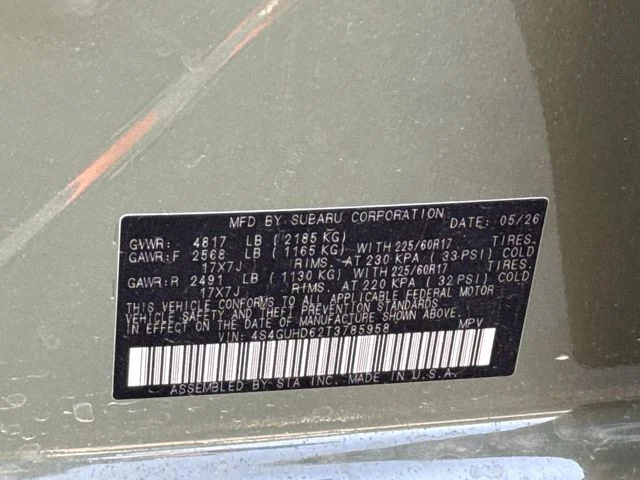 Used 2026 Green Subaru Premium image 30
