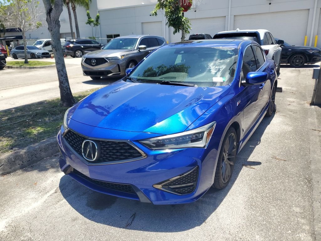 Used 2021 Blue Acura Premium and A-SPEC Packages image 3