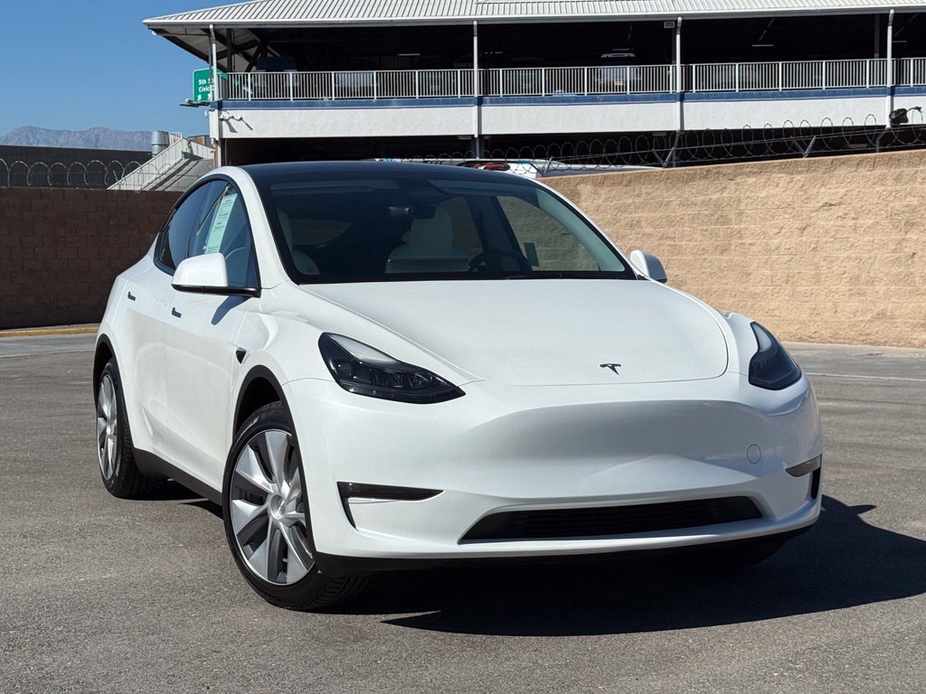 Used 2023 Tesla Model Y Base with VIN 7SAYGDED5PF949009 for sale in San Bernardino, CA
