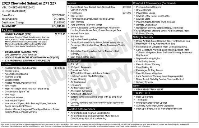 Used 2023 Black Chevrolet Z71 image 35