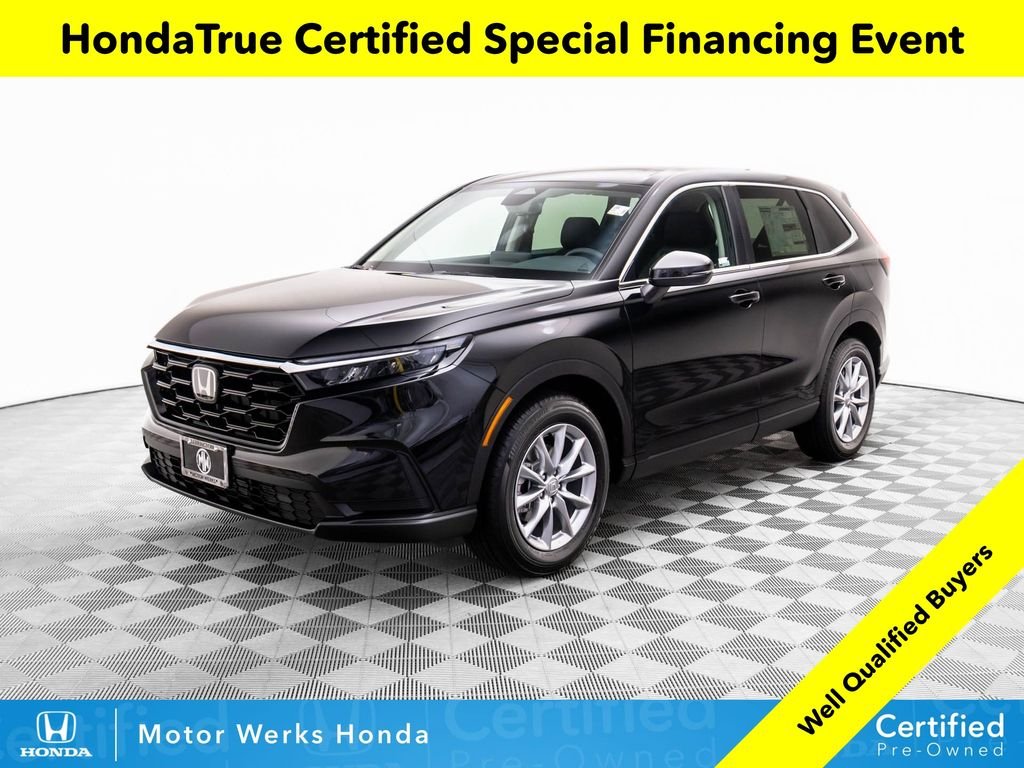 Certified Used 2026 Crystal Black Pearl Honda EX image 1