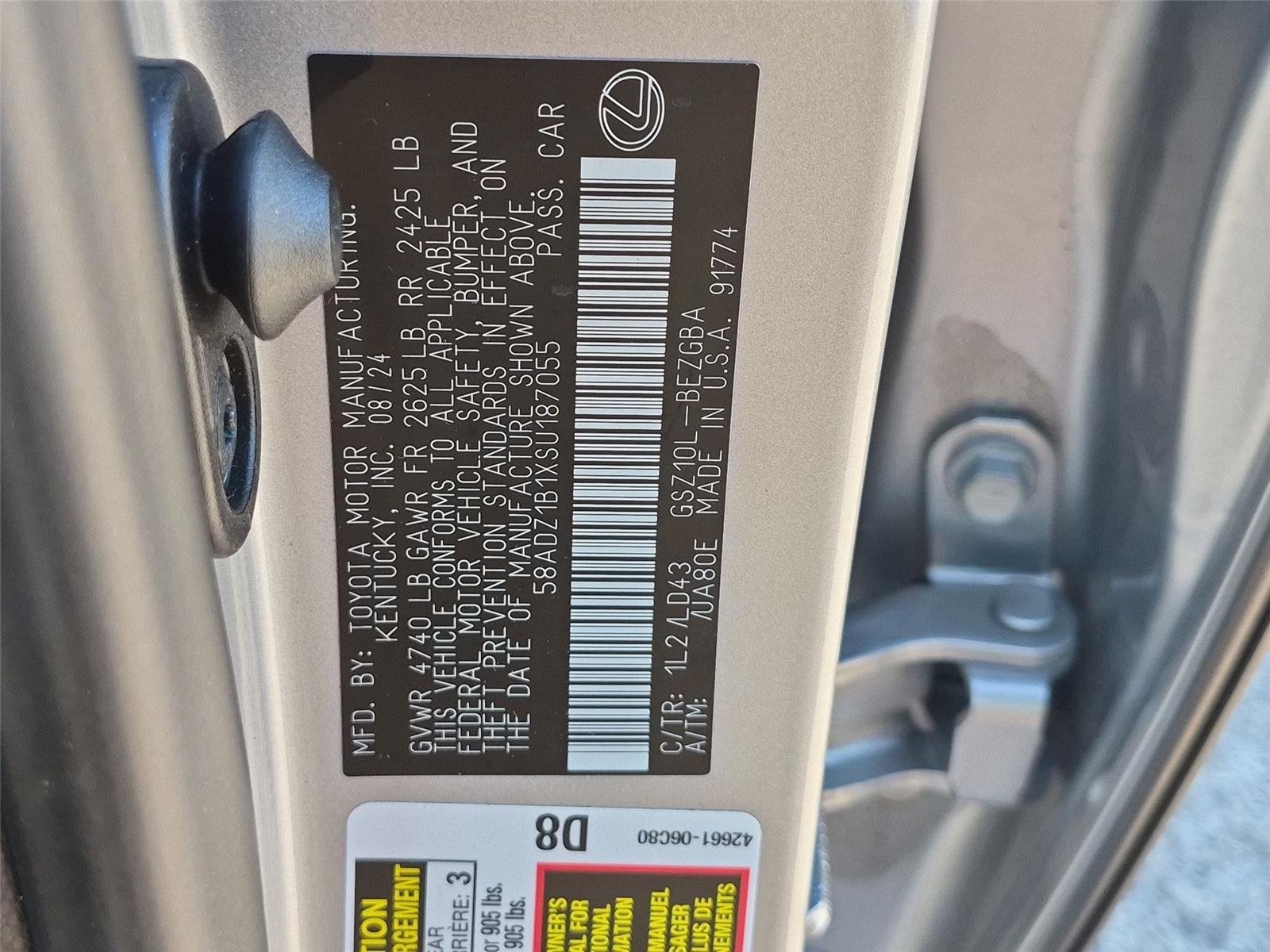 Used 2025 Iridium Lexus ES 350 image 40