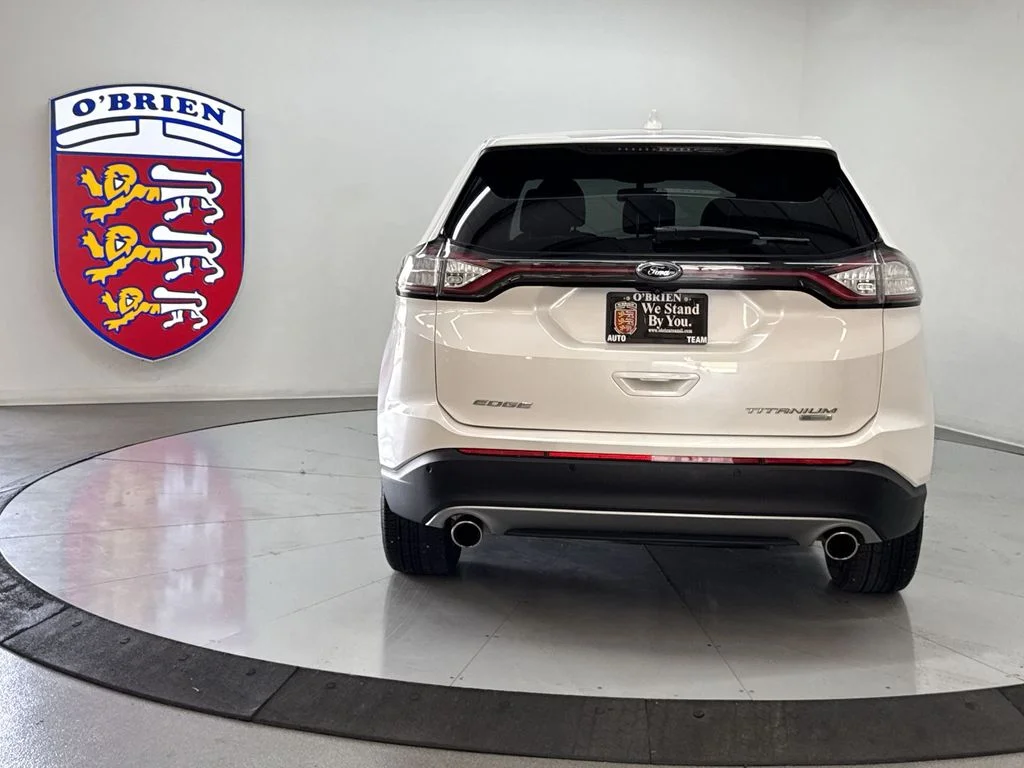 Used 2018 White Platinum Clearcoat Metallic Ford Titanium image 11