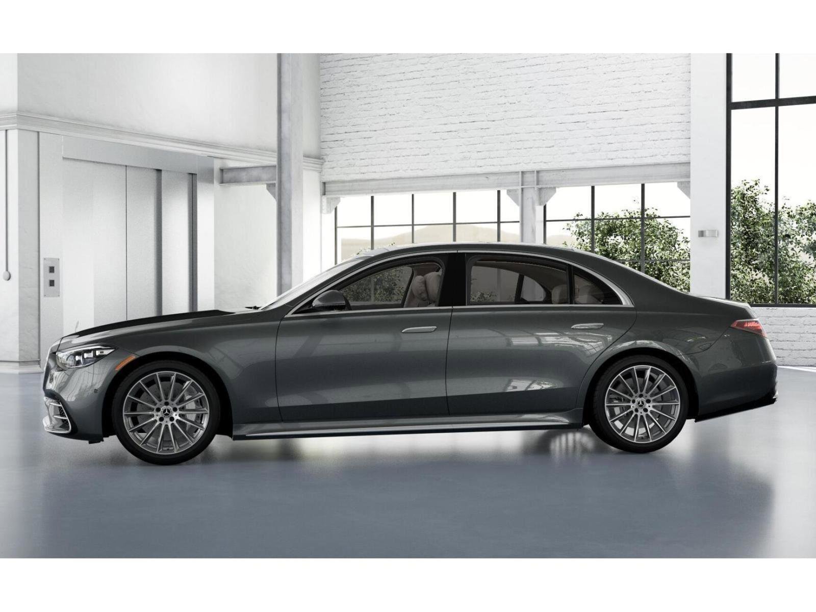 New 2026 Selenite Grey Metallic Mercedes-Benz S 580 image 14