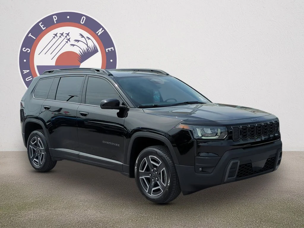 New 2026 Diamond Black Crystal Pearlcoat Jeep Limited image 2