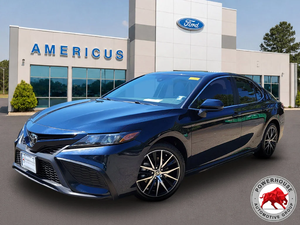 Used 2021 Blue Toyota SE image 1