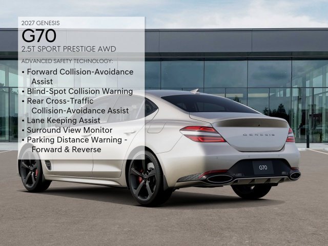 New 2027 White Genesis 2.5T Sport Prestige image 7