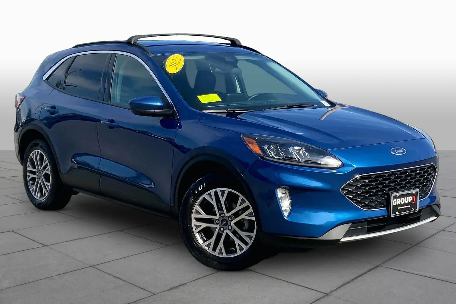 Certified Used 2022 Atlas Blue Ford SEL image 3