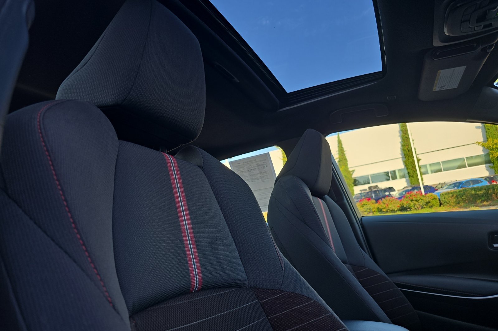 Used 2025 Blue Toyota Hybrid LE image 15