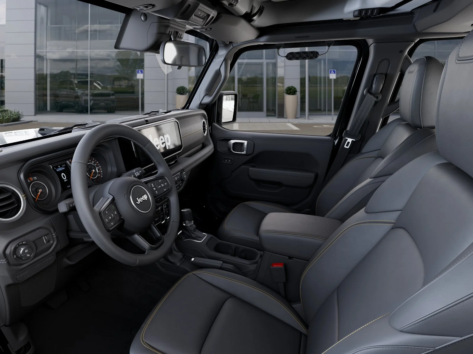 New 2026 Black Clear-Coat Exterior Paint Jeep Sahara image 48