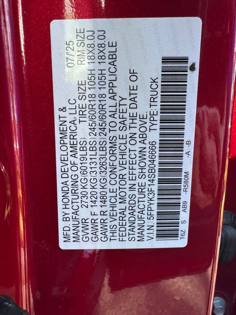 2025 Honda Ridgeline Sport - Photo 22