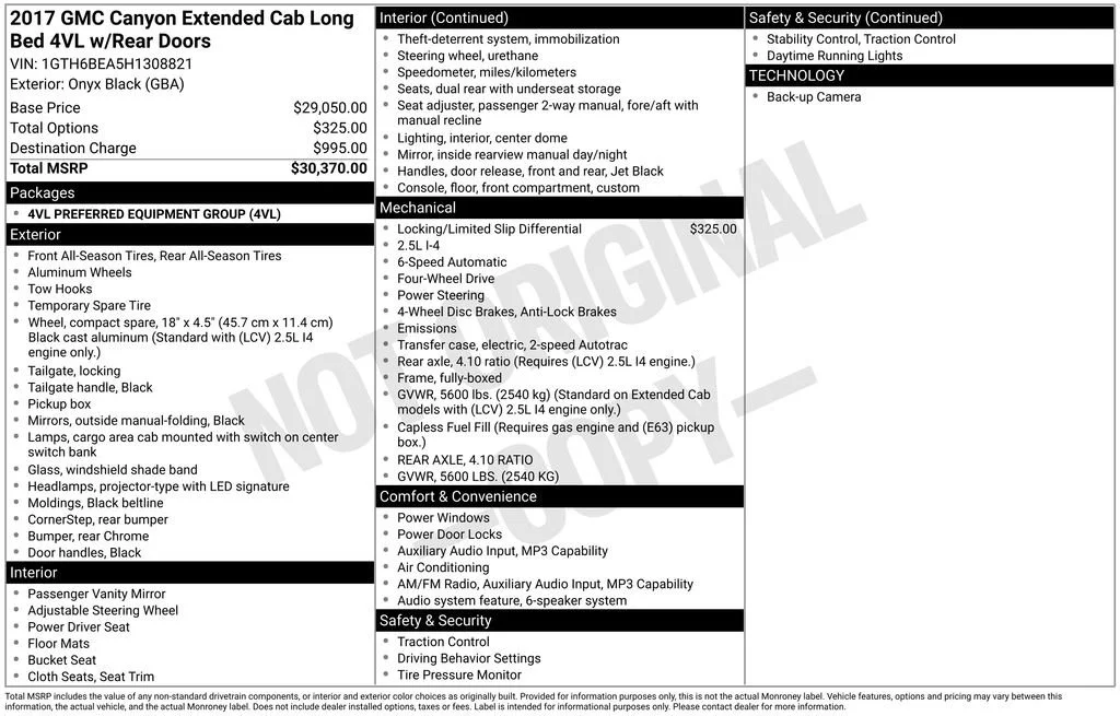 Certified Used 2017 ONYX BLACK GMC 4WD image 24