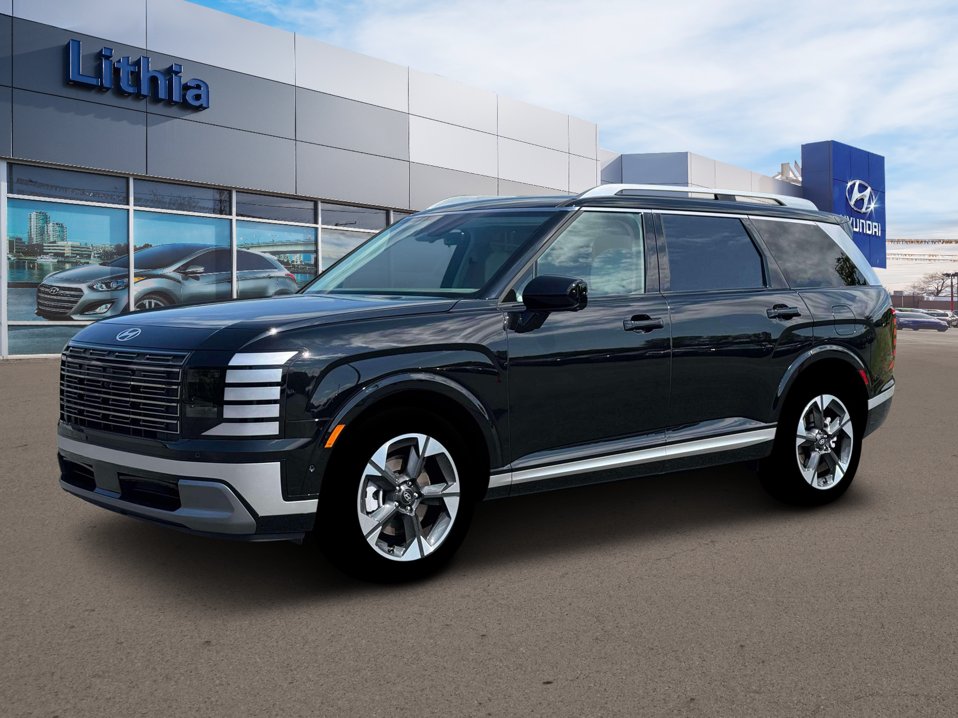 New 2026 Abyss Black Pearl Hyundai Limited AWD image 2