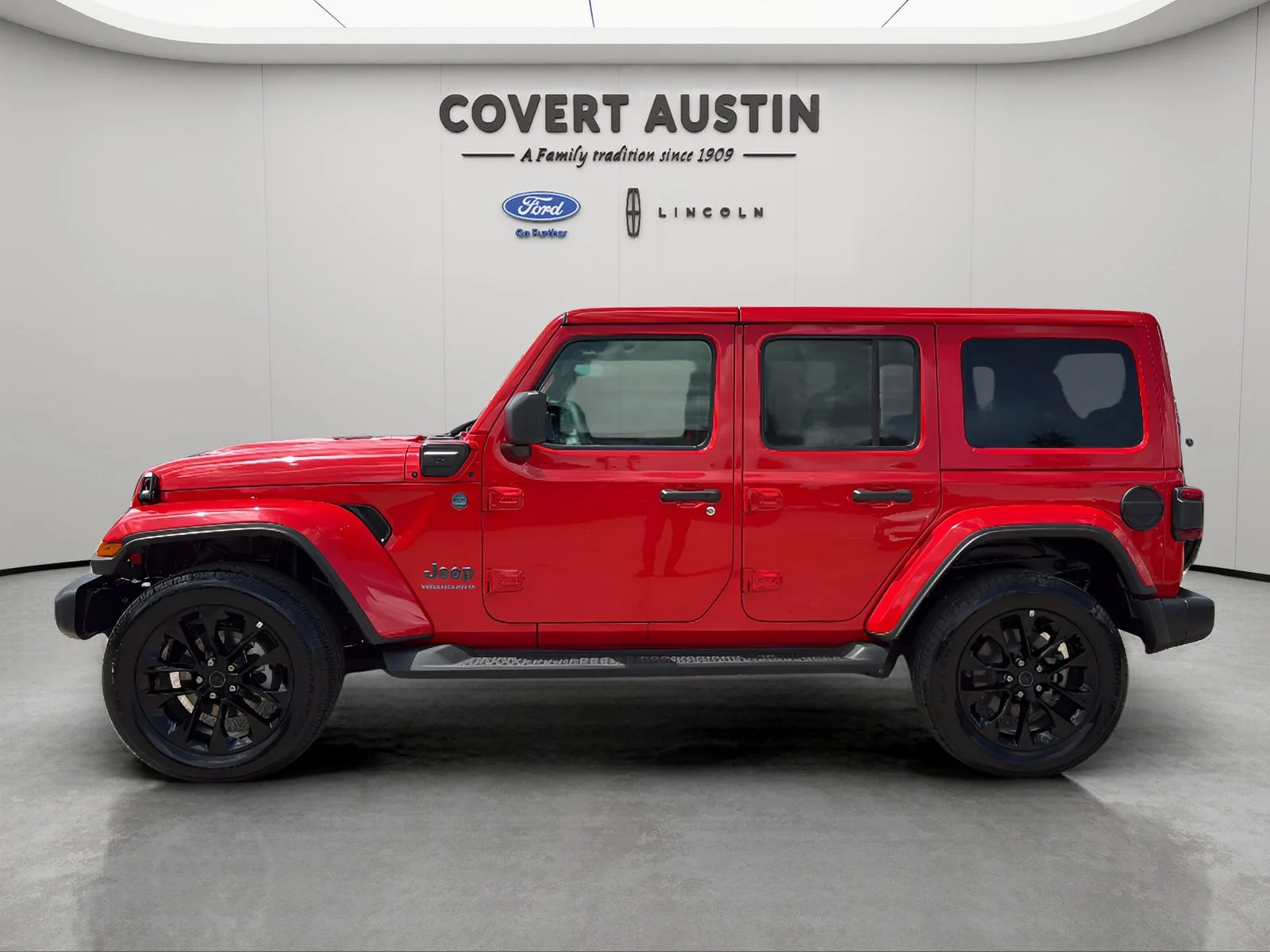 Used 2025 Red Jeep Sahara 4xe image 2
