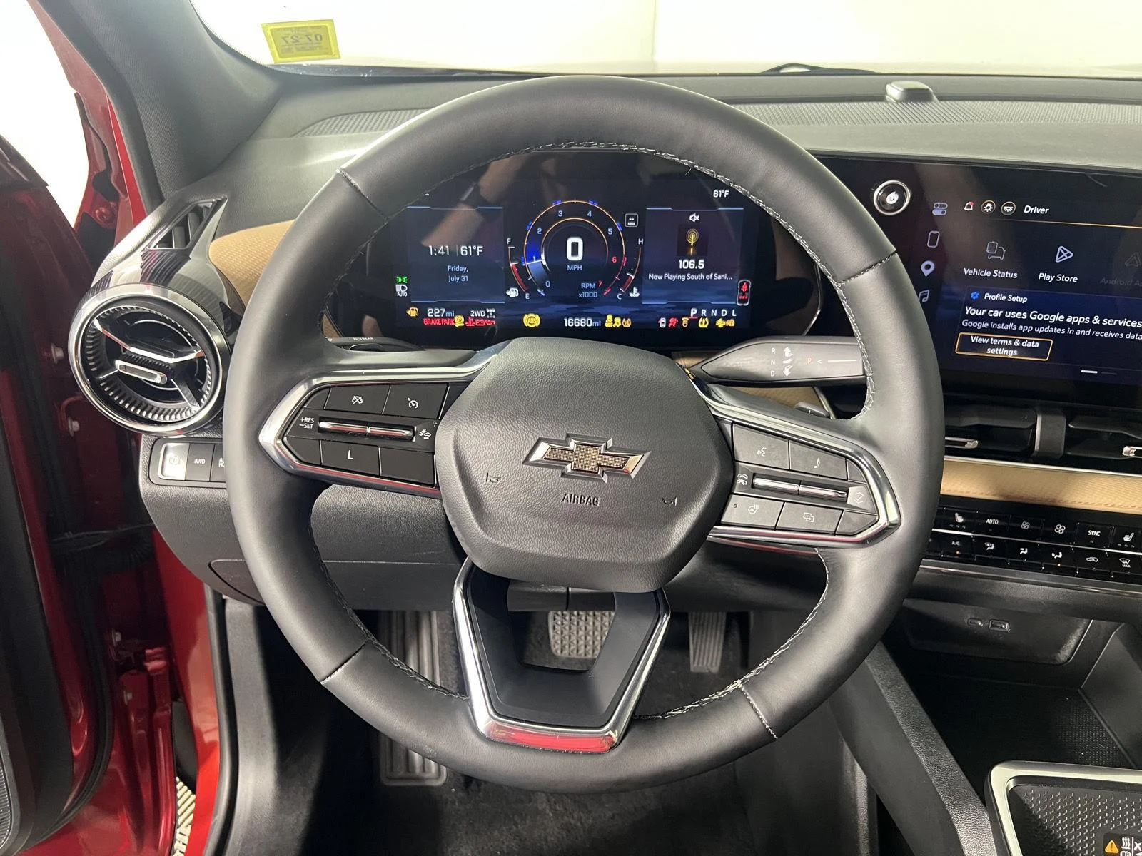 Used 2025 Radiant Red Tintcoat Chevrolet AWD ACTIV image 2