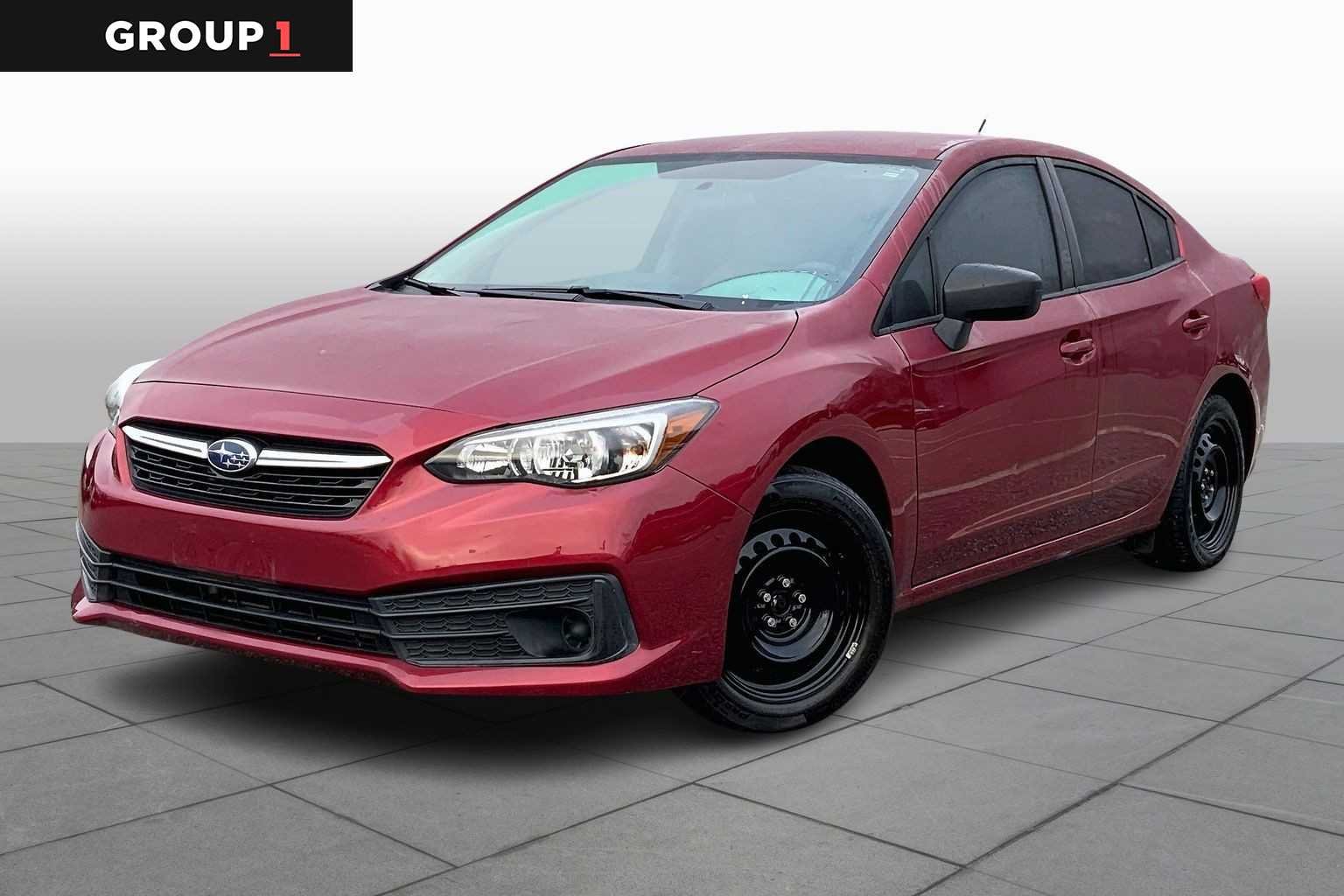 Crimson Red Pearl 2022 Subaru Impreza Sedan AWD Sedan All-Wheel Drive