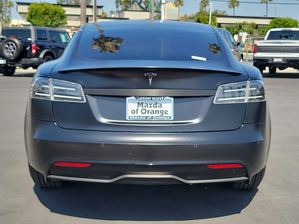 Used 2021 Solid Black Tesla Plaid image 20