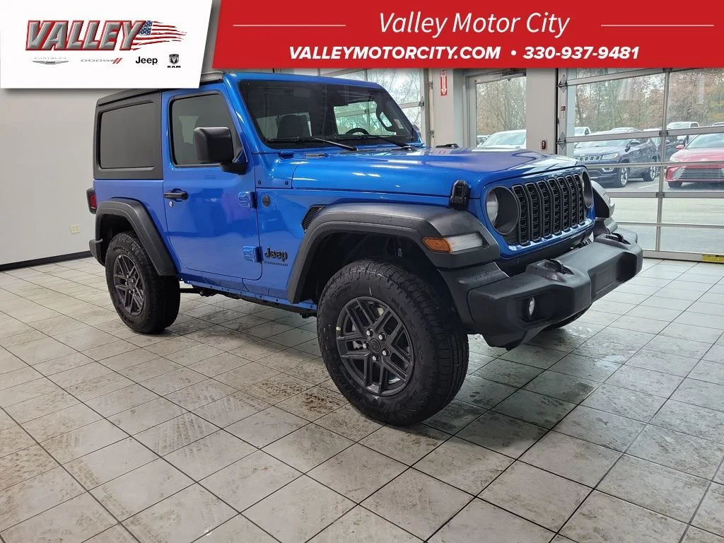 New 2026 Hydro Blue Pearl-Coat Exterior Paint Jeep Sport S image 1