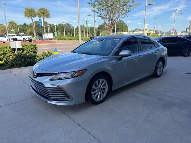 Used 2024 Celestial Silver Metallic Toyota LE image 2