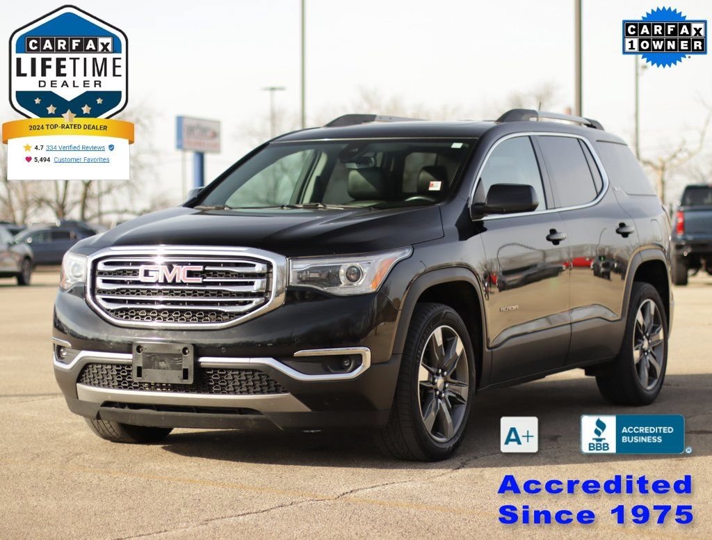 Used 2017 EBONY TWILIGHT METALLIC GMC SLT image 3