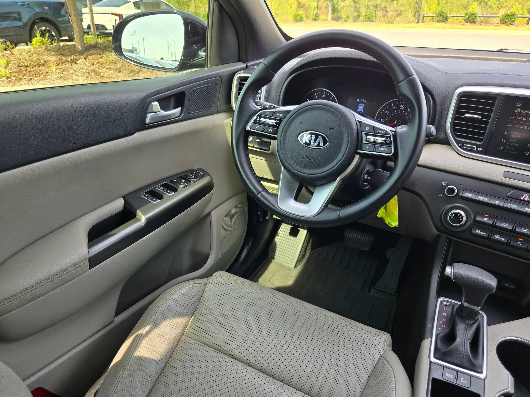 Used 2021 Black Cherry Kia S image 9