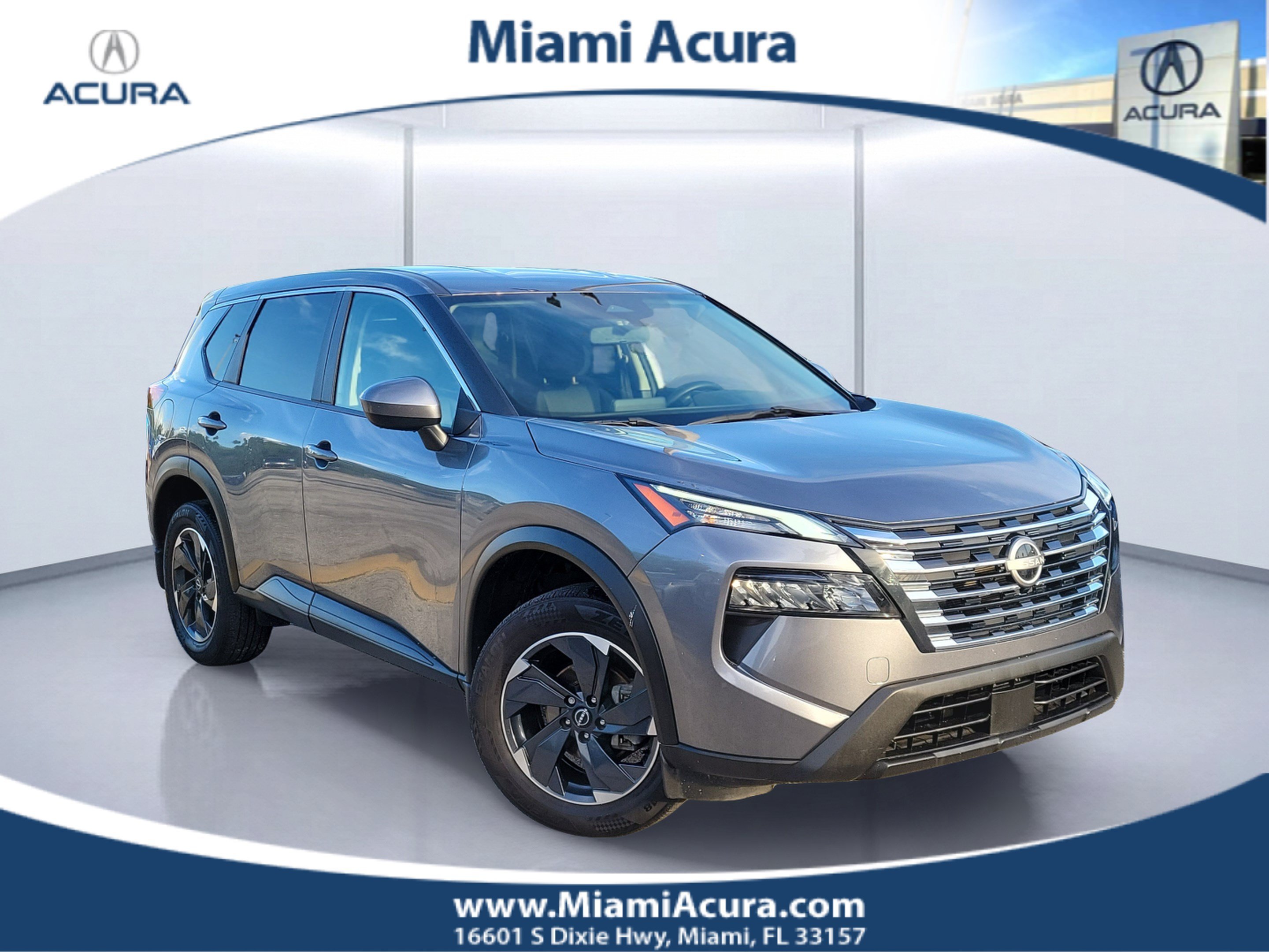 Used 2024 Gun Metallic Nissan SV image 1