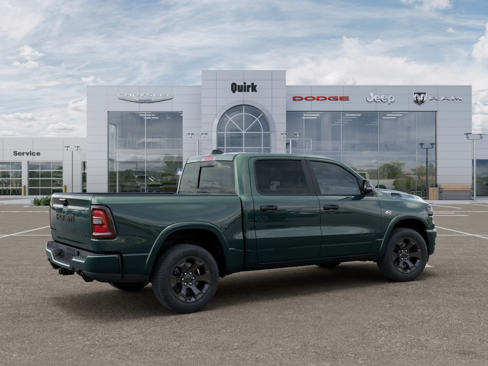 New 2026 Serrano-Green Metallic Exterior Paint RAM Big Horn image 30