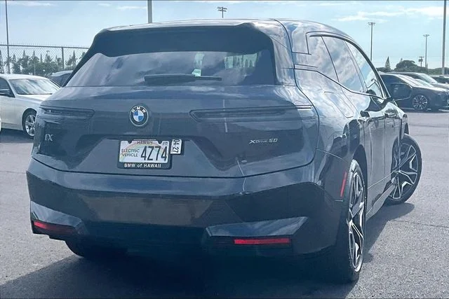 Used 2025 BMW iX 50 with VIN WB523CF08SCU61680 for sale in Kailua-Kona, HI
