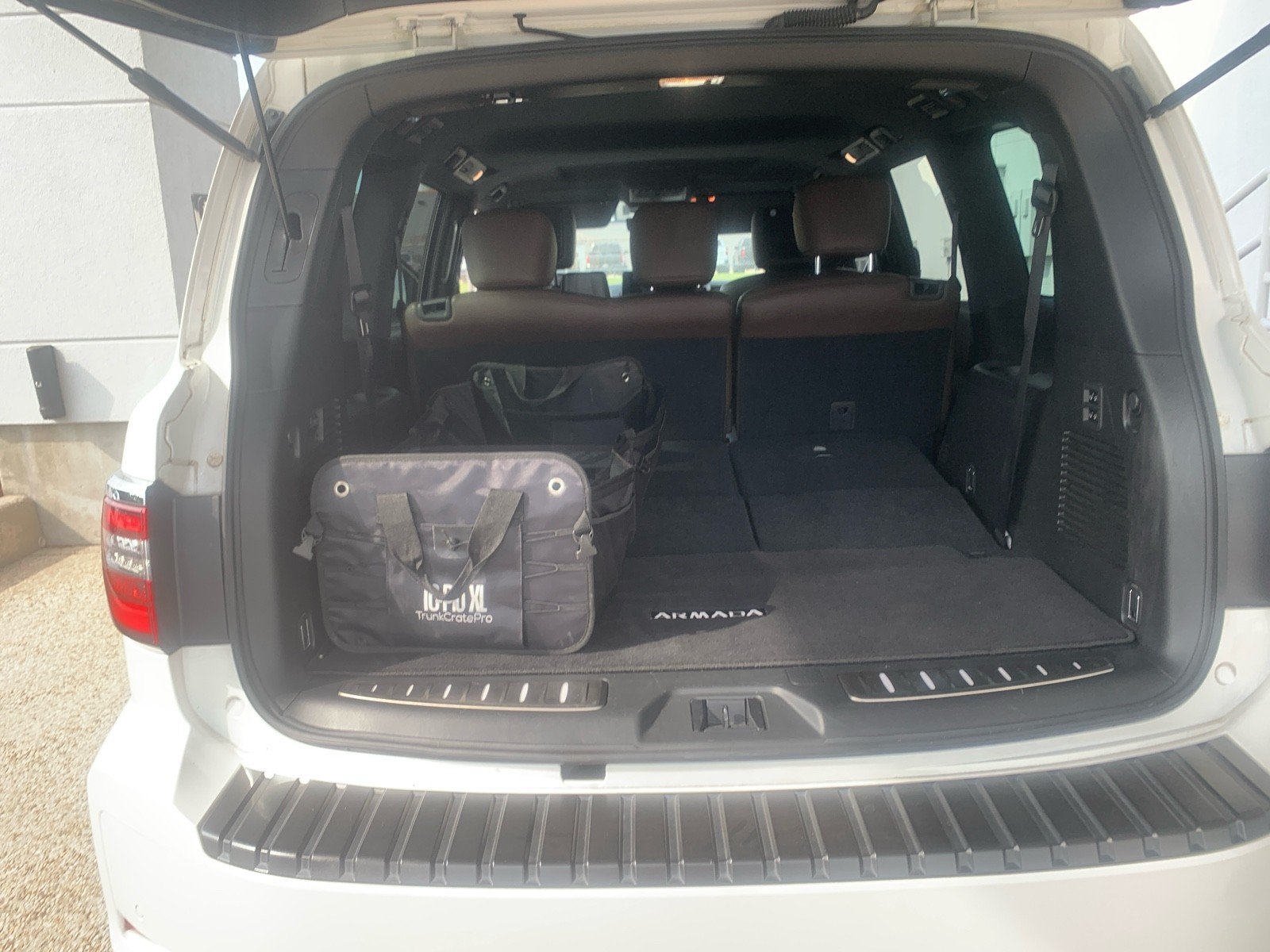 2022 Nissan Armada Platinum White at Sterling McCall Nissan