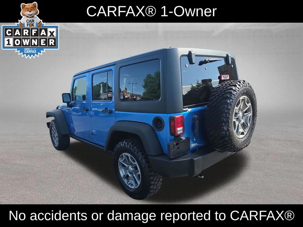 Used 2016 Blue Jeep Unlimited Rubicon image 3