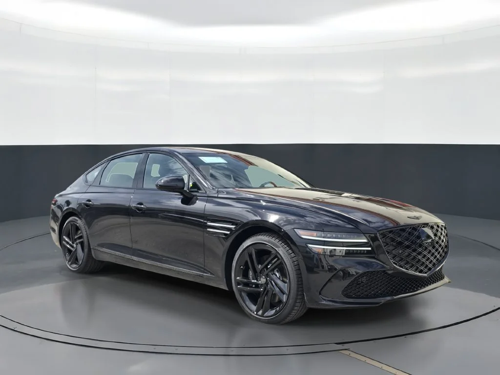 New 2027 Black Genesis 3.5T Prestige Black image 2