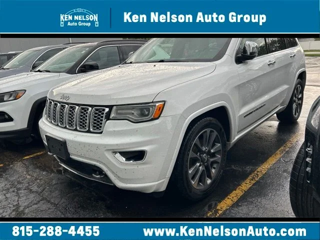 Used 2018 Bright White Clearcoat Jeep Overland image 1