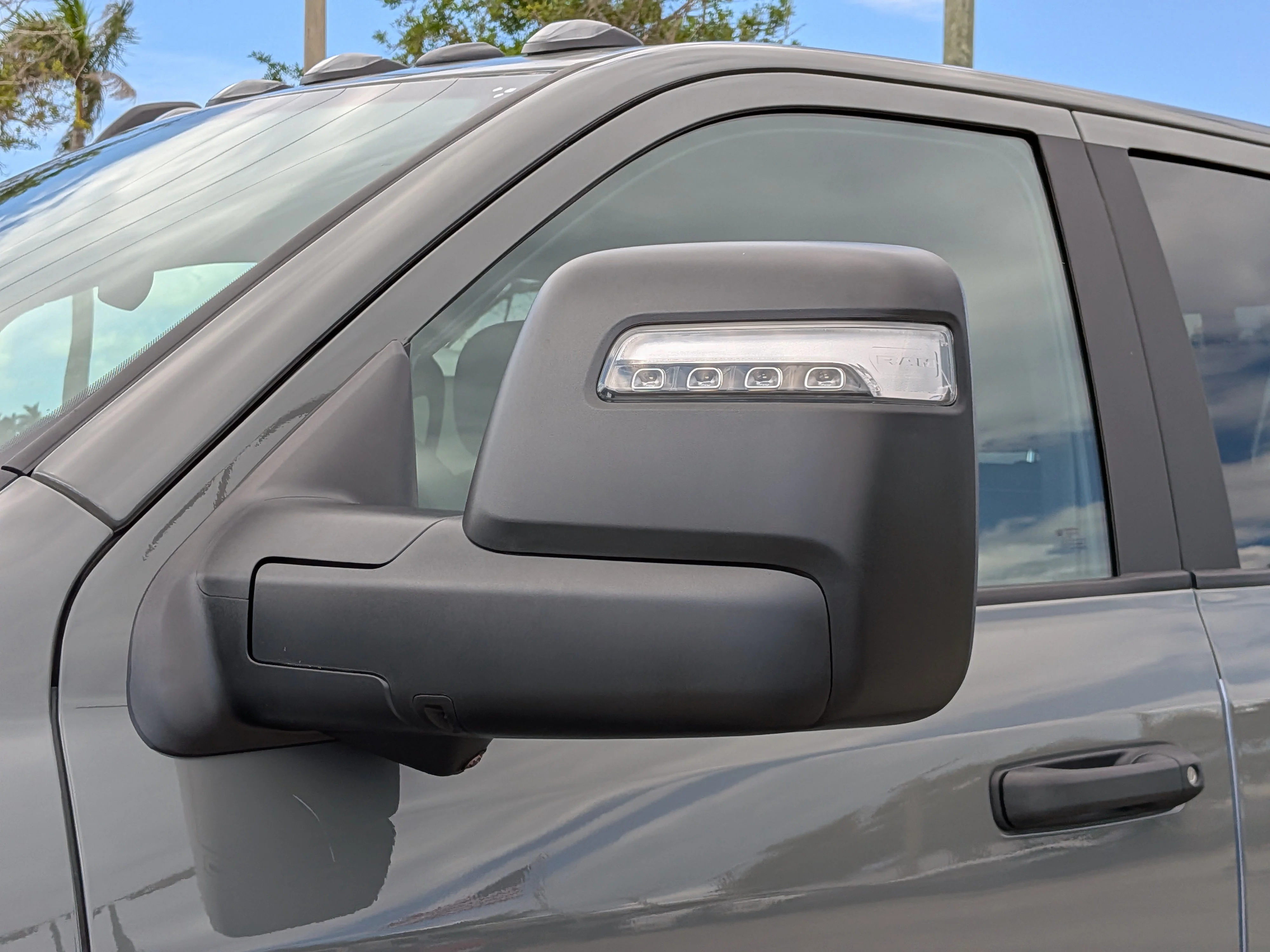 New 2026 Ceramic Gray Clear-Coat Exterior Paint RAM Big Horn image 12