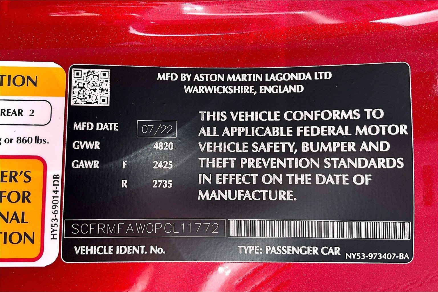 Used 2023 Red Aston Martin Base image 31