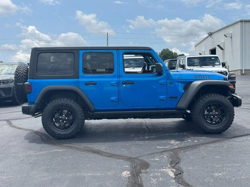 New 2026 Hydro Blue Pearl-Coat Exterior Paint Jeep Willys image 2
